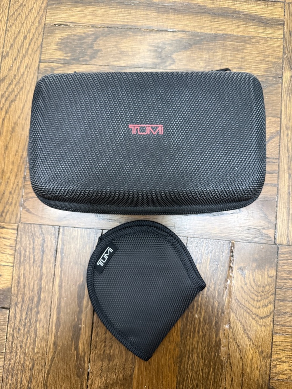 Tumi Black Case and Eye Mask